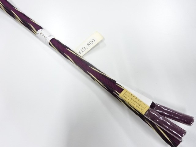 大特価品　未使用品　正絹　撚り房　手組帯締め